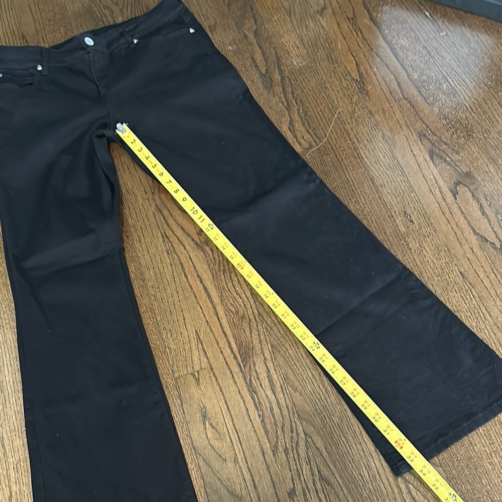 NWOT Kut From The Kloth Deep Black Nicole Bootcut Flare Jeans 16 - Picture 4 of 14